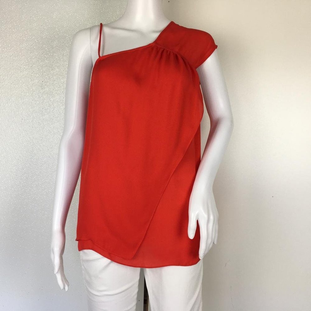NWT Ramy Brook Women's One Shoulder Blouse Size S
